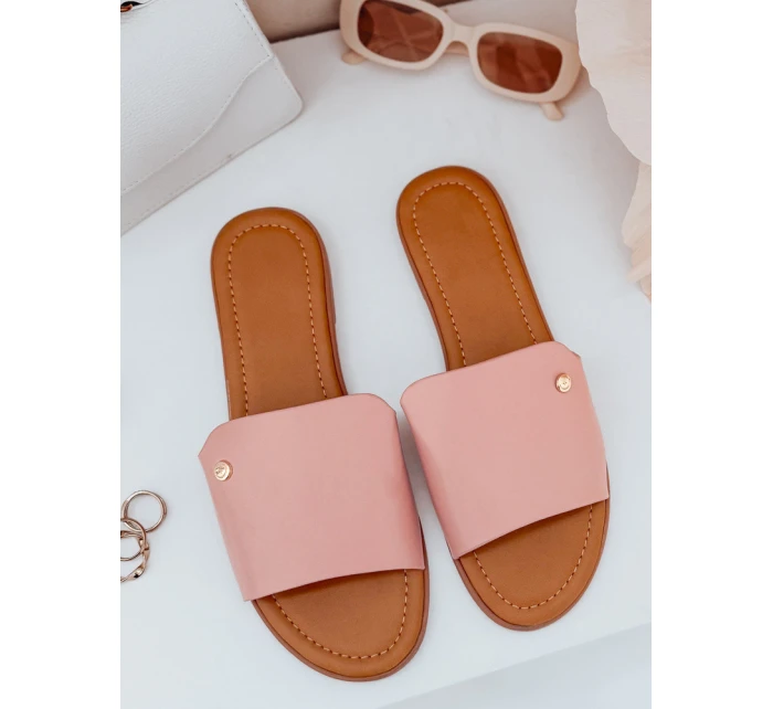 Dámske žabky CHICBASE pink FashionStreet ZY0938