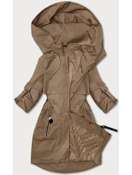 Tmavě béžová dámská bunda typu větrovka model 20867449 - S'WEST