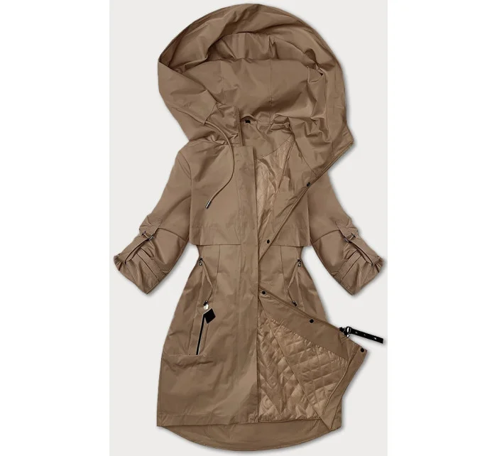 Tmavě béžová dámská bunda typu větrovka model 20867449 - S'WEST