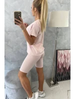 Súprava top+legíny púdrovo ružová Súprava top+legíny púdrovo ružová