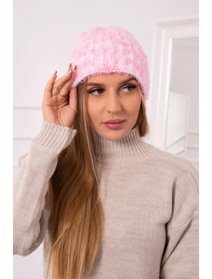 Dámska čiapka Cina K259 svetlo ružová