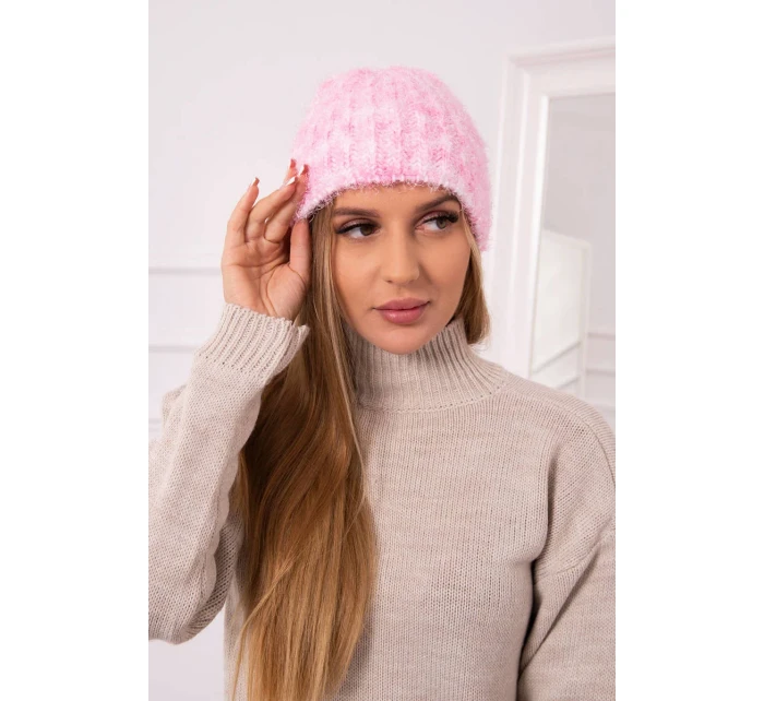 Dámska čiapka Cina K259 svetlo ružová