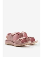 Dámské sportovní sandály model 21664881 Růžový - 4F