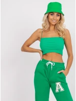 Teplákové nohavice EM DR 712 1.66P zelená