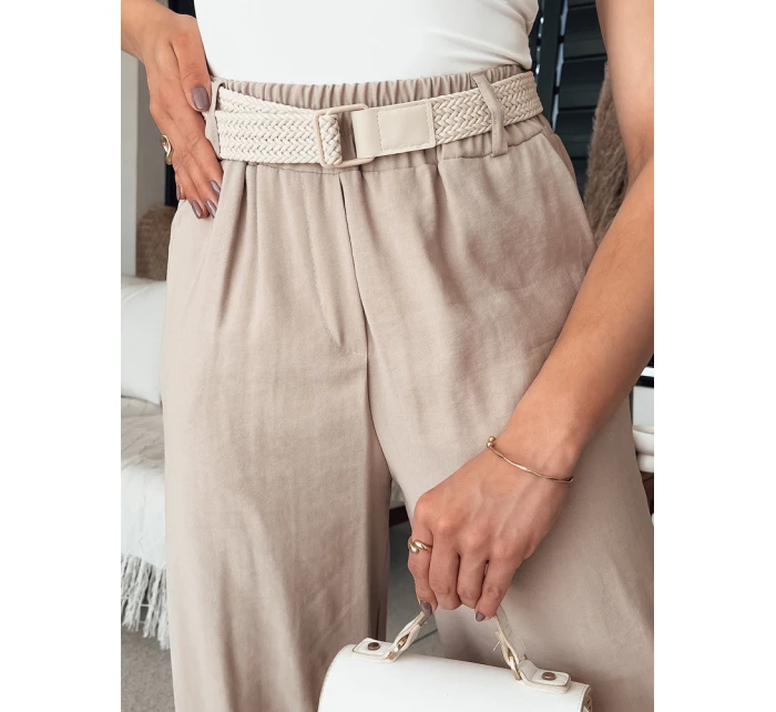 Dámské kalhoty světle hnědé Dstreet model 21977047 - FashionStreet