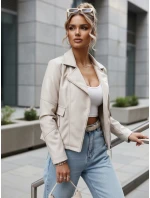 FashionStreet dámske krátke kožené topánky Ramones light beige TY5630