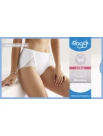 Dámské kalhotky Sloggi Pure Sense Luxe Maxi C2P bílé Dámské kalhotky Sloggi Pure Sense Luxe Maxi C2P bílé