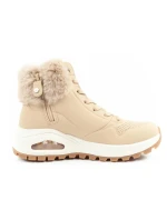 Uno model 21394757 dámská sportovní obuv zateplené boty zimní hnědé dámské - Skechers
