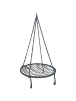 ZÁHRADNÁ HOJDAČKA BOCIANIE HNIEZDO 80CM SIVÁ