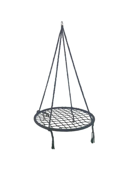 ZÁHRADNÁ HOJDAČKA BOCIANIE HNIEZDO 80CM SIVÁ