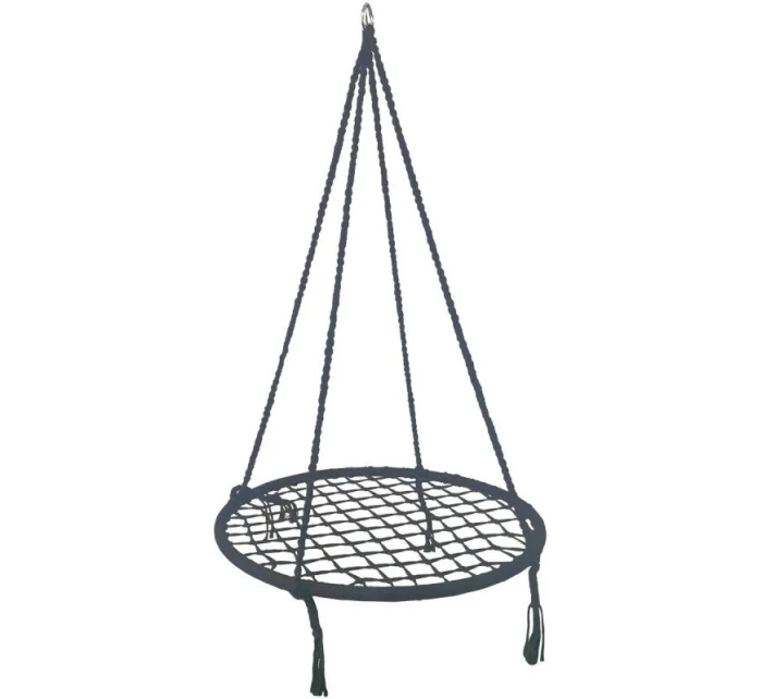 ZÁHRADNÁ HOJDAČKA BOCIANIE HNIEZDO 80CM SIVÁ