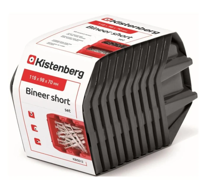 BINEER SHORT 10KS DIELENSKÁ SÚPRAVA PODNOSOV ČIERNA KISTENBERG