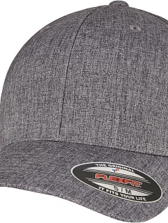 6 panelová kšiltovka 55. dark grey melange model 22433533 - Flexfit