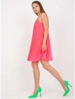 Šaty DHJ SK model 17445572 fluo růžová - FPrice Šaty DHJ SK model 17445572 fluo růžová - FPrice
