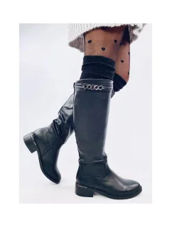 Dámske čižmy YY-52 black - Inello