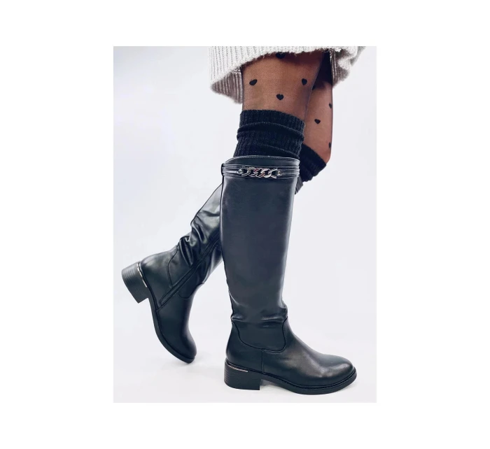 Dámske čižmy YY-52 black - Inello