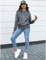 Dámska športová mikina GIM tmavosivá FashionStreet BY1335 Dámska športová mikina GIM tmavosivá FashionStreet BY1335