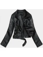 Ramones so stojanom, čierna ekokoža (AX-805)