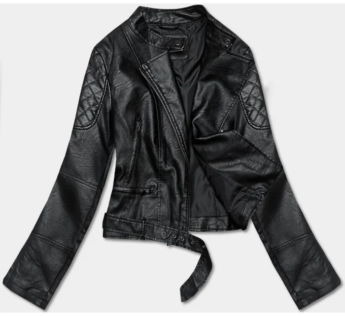 Ramones so stojanom, čierna ekokoža (AX-805)