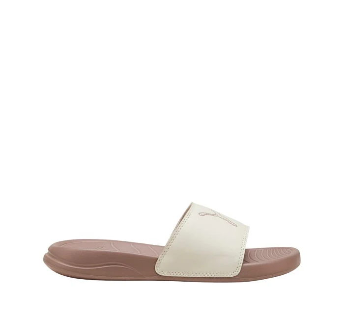 Dámske žabky Puma Popcat 20 brown and cream 404855 02