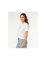 Dámske tričko RIP CURL Icons Of Surf Relaxed Tee, biele Dámske tričko RIP CURL Icons Of Surf Relaxed Tee, biele