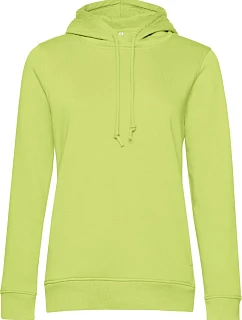 B&C Inspire Hooded /women_° Dámska mikina s kapucňou 01.W34B limetková