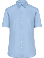 JN keprová halenka s krátkým rukávem 02.0 light blue model 22488345 - Daiber JN keprová halenka s krátkým rukávem 02.0 light blue model 22488345 - Daiber