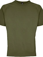 SOL'S Sporty Pánske raglánové športové tričko 25.1939 army