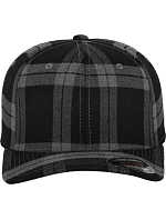 Flexfit 6197 6-panelová čiapka s šiltom „Tartan Plaid“ 55.6197 čierna/sivá Flexfit 6197 6-panelová čiapka s šiltom „Tartan Plaid“ 55.6197 čierna/sivá