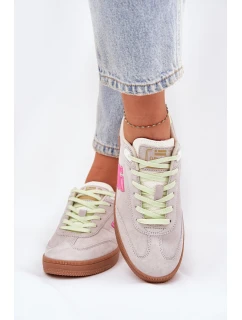 Semišové Sportovní Boty Tenisky Dámské  Bílá model 21690077 - D.Franklin