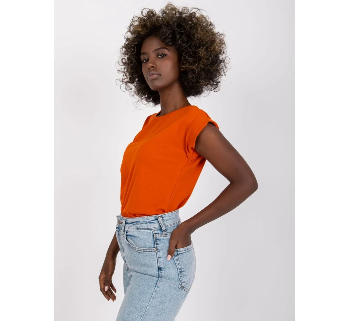 Tričko RV TS 4833.93P tmavo oranžové