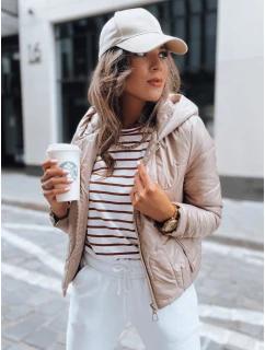 Dámská přechodná prošívaná bunda camel Dstreet model 21970051 - FashionStreet