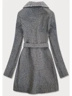 Šedý dámský  kabát model 16147885 - ROSSE LINE
