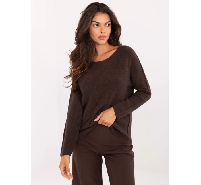 Sveter IT SW 2219.63 tmavohnedý Sveter IT SW 2219.63 tmavohnedý