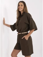 Szorty MI SN model 21151238 ciemny brązowy - FPrice