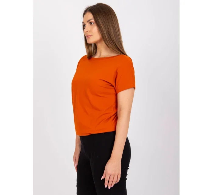 Tričko RV TS 4662.39P tmavo oranžové