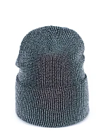 Dámska čiapka cz19308 čierna a strieborná - Art Of Polo