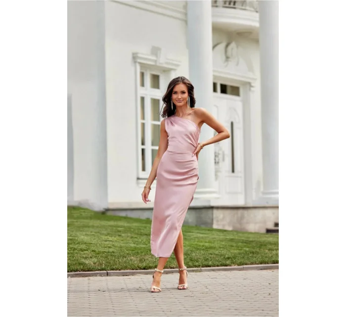 Večerní šaty model 20985402 růžové - Roco Fashion