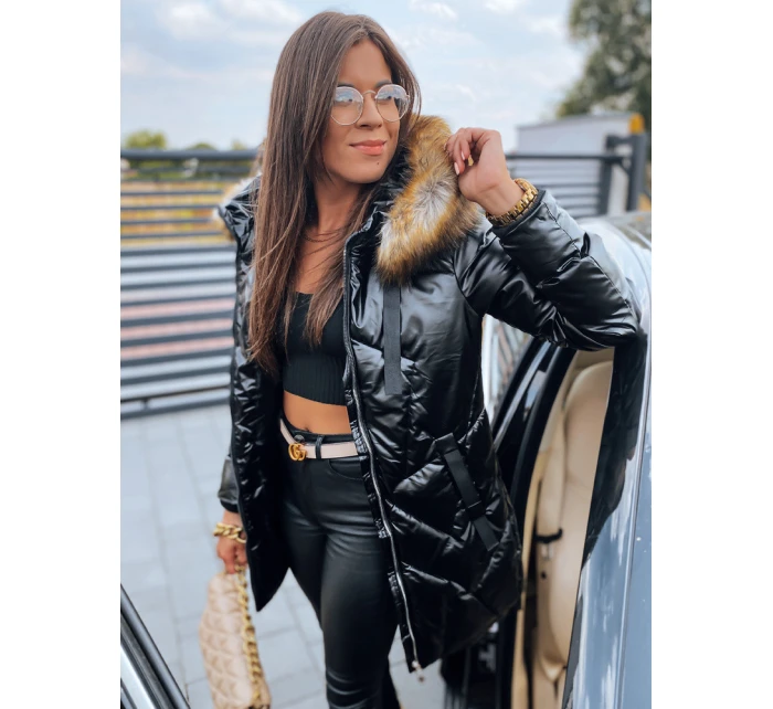 Dámsky zimný kabát ROYAL black FashionStreet TY2948