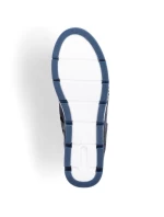 W modrá kožená polobotka s podrážkou model 19737391 - Rieker W modrá kožená polobotka s podrážkou model 19737391 - Rieker