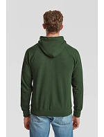 Fruit of the Loom Lightweight Hooded Sweat Pánska mikina s kapucňou a raglánovými rukávmi 16.2140 heather grey