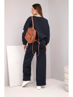 Dámsky set maslová mikina + nohavice modrá