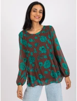 Bluzka DHJ BZ  ciemny brązowy model 19772268 - FPrice