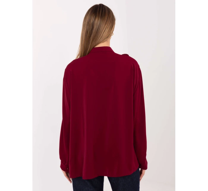 IT košeľa KS 29033.87 bordová