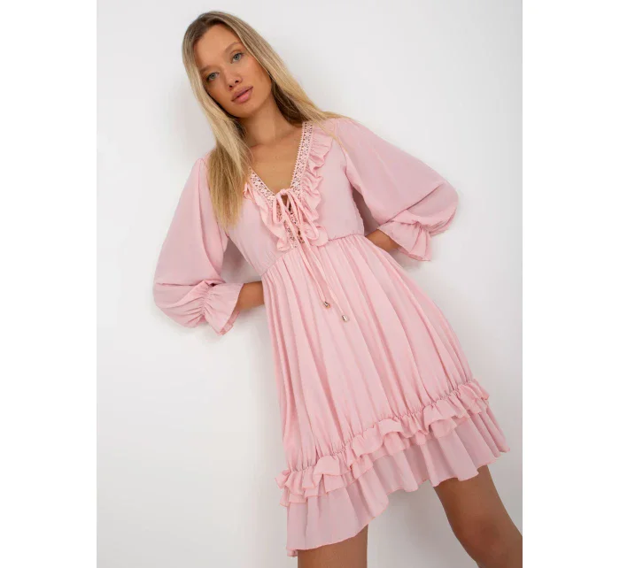 Šaty TW SK BI model 21264349 světle růžová - FPrice Šaty TW SK BI model 21264349 světle růžová - FPrice