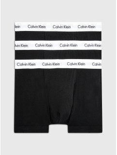 Pánske boxerky 3 Pack Trunks Cotton Stretch 0000U2662G001 čierna - Calvin Klein