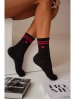 DÁMSKE PONOŽKY SO SRDIEČKOM A PRÚŽKAMI 0200.137 DÁMSKE PONOŽKY SO SRDIEČKOM A PRÚŽKAMI 0200.137