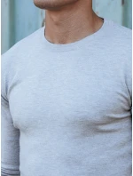 Pánský klasický svetr světle šedý Dstreet model 21979968 - FashionStreet Pánský klasický svetr světle šedý Dstreet model 21979968 - FashionStreet