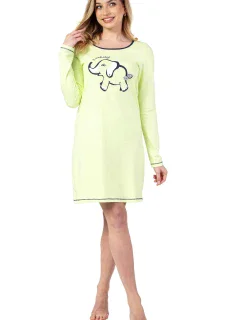 Dámska nočná košeľa 142 zelená - REGINA