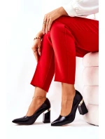 Kožené lodičky Lewski model 21571499 Černé - Boto Kožené lodičky Lewski model 21571499 Černé - Boto